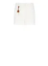 Elisabetta Franchi High-waisted Shorts Featuring Front Pleats