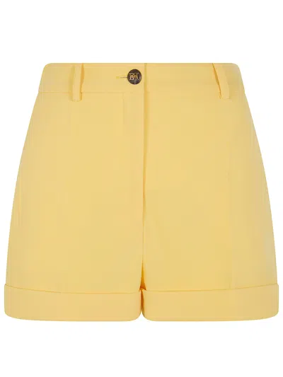 Elisabetta Franchi Shorts In Yellow