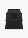 Elisabetta Franchi Crepe Shorts With Satin Bows In Black