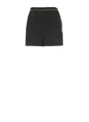 Elisabetta Franchi Crepe Shorts In Black