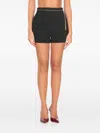 Elisabetta Franchi Shorts Blacks And Greys In Black