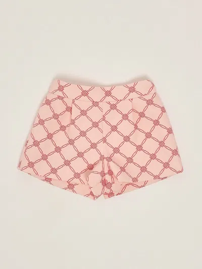 Elisabetta Franchi Kids' Shorts Crepe Shorts In Neutral