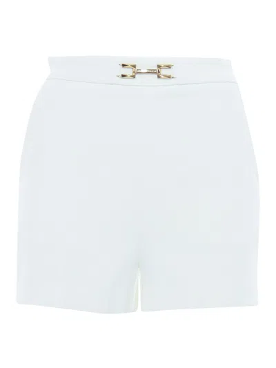 Elisabetta Franchi Shorts In White
