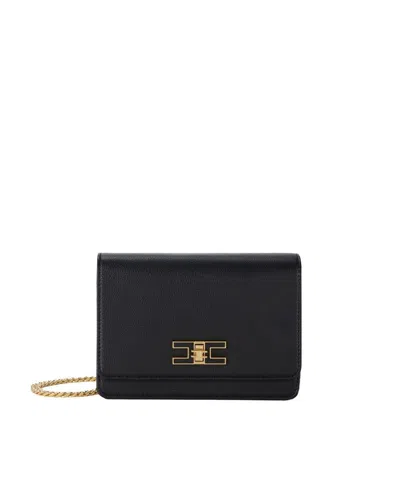Elisabetta Franchi Shoulder Bag In Black