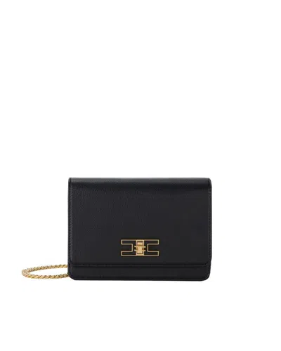 Elisabetta Franchi Shoulder Bag In Black
