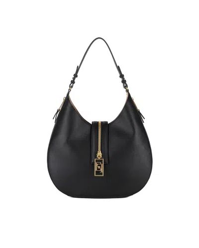 Elisabetta Franchi Shoulder Bag In Black