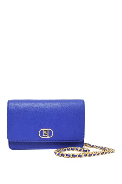 Elisabetta Franchi Shoulder Bag In Blue
