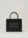 Elisabetta Franchi Logo Tote Bag In Black