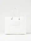Elisabetta Franchi White Tote Rafia Bag