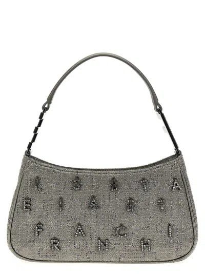 Elisabetta Franchi Shoulder Bag In Grey