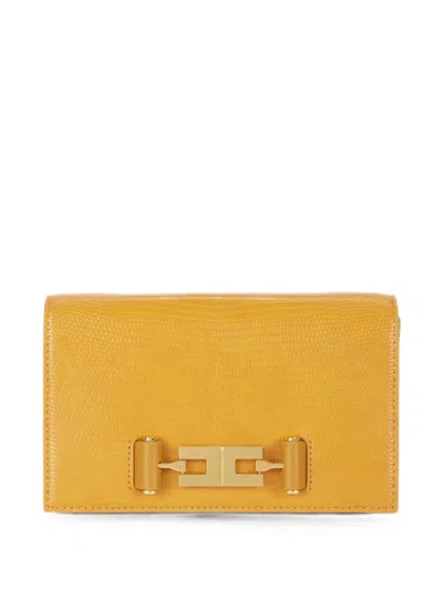Elisabetta Franchi Shoulder Bag With Groumette Chain In Neutral