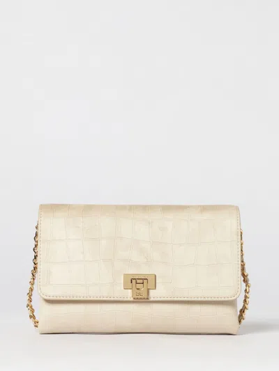 Elisabetta Franchi - Handbag In Eco-leather In Neutral