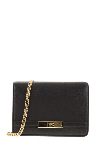 ELISABETTA FRANCHI ELISABETTA FRANCHI SHOULDER STRAP WITH GROUMETTE CHAIN