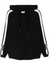 Elisabetta Franchi Side-stripe Hooded Jumper