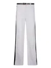 Elisabetta Franchi Jeans With Contrast Band In White