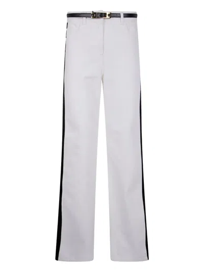 ELISABETTA FRANCHI SIDE-STRIPE JEANS
