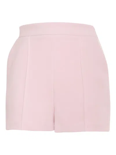 Elisabetta Franchi Side-stripe Stretch Shorts In Pink