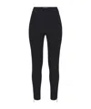 Elisabetta Franchi Side-zip Skinny Trousers In Black