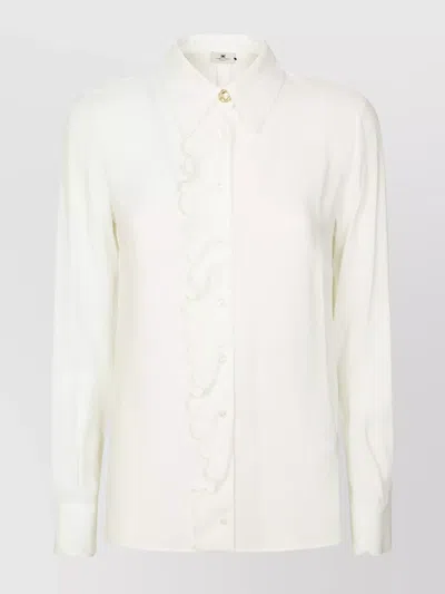 Elisabetta Franchi Silk Shirt Long Sleeves