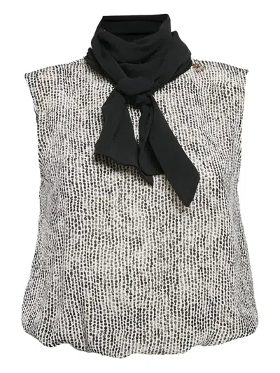 Pre-owned Elisabetta Franchi Silk Top