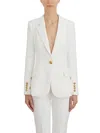 Elisabetta Franchi Single-breasted Blazer In Crepe