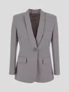 ELISABETTA FRANCHI ELISABETTA FRANCHI SINGLE BREASTED CREPE JACKET