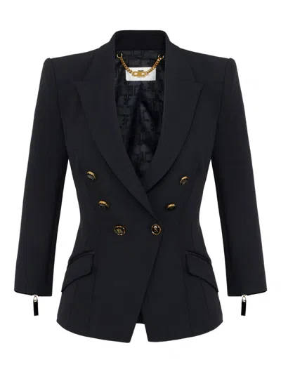 ELISABETTA FRANCHI SINGLE-BREASTED JACKET