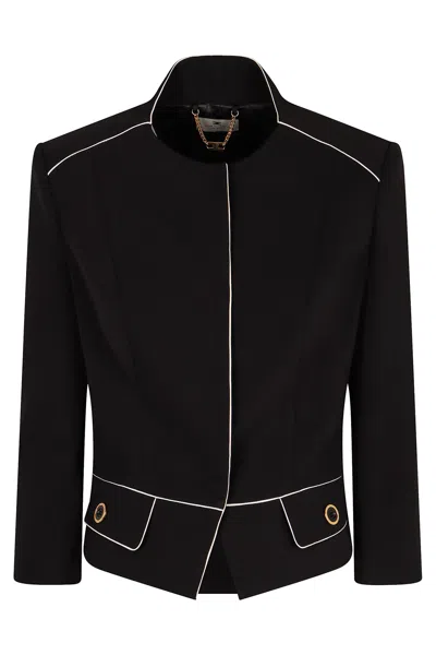 ELISABETTA FRANCHI SINGLE-BREASTED JACKET