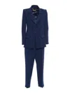Elisabetta Franchi Single-breasted Jacket In Blue