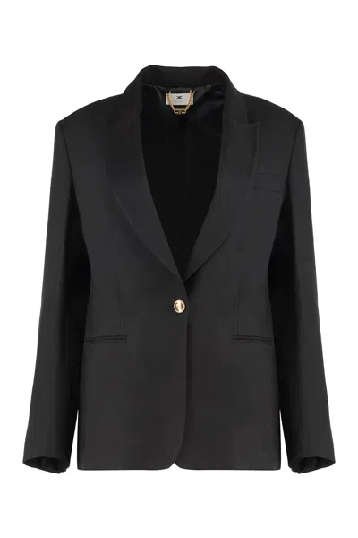 Elisabetta Franchi Single-breasted One Button Jacket