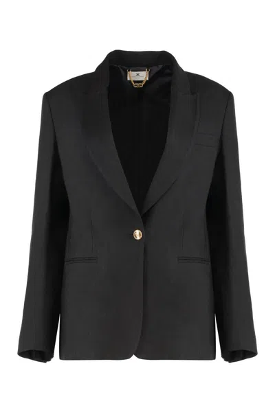 Elisabetta Franchi Single-breasted One Button Jacket