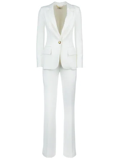 ELISABETTA FRANCHI SINGLE-BREASTED SUIT