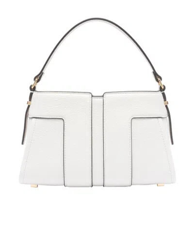 Elisabetta Franchi Single Handle Shoulder Bag In White
