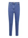 Elisabetta Franchi Vaqueros Pitillos - Azul In Azul