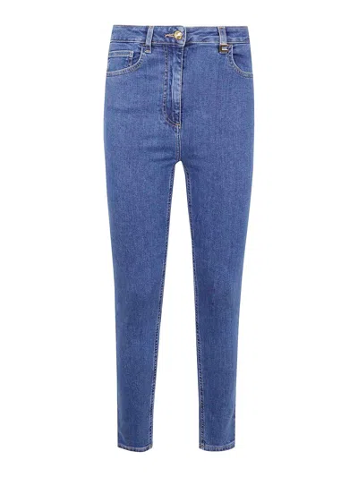 Elisabetta Franchi Vaqueros Pitillos - Azul