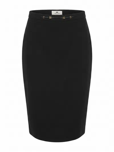 Elisabetta Franchi Skirt In Black
