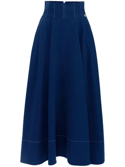 Elisabetta Franchi Skirt In Blue