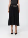 Elisabetta Franchi Poliammide Skirt In Black