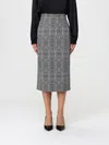 Elisabetta Franchi Skirt  Woman Color Black In Gray