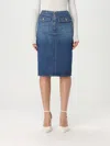 Elisabetta Franchi Skirt  Woman Color Blue In Blue