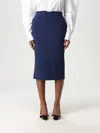 Elisabetta Franchi Skirt  Woman Color Blue In Blue