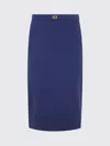 Elisabetta Franchi Skirt  Woman Color Blue In Blue