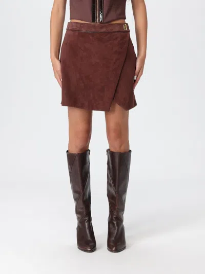 Elisabetta Franchi Skirt  Woman Color Brown