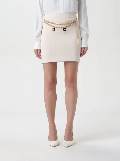 Elisabetta Franchi Skirt  Woman Color Butter In Butter