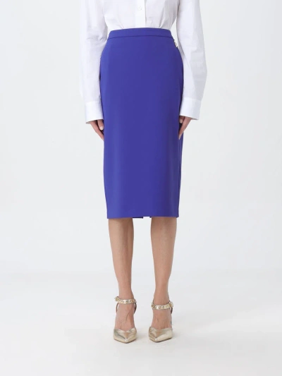 Elisabetta Franchi Skirt  Woman Color Indigo