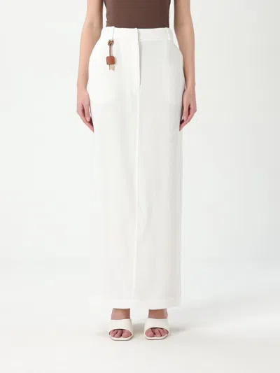 ELISABETTA FRANCHI SKIRT ELISABETTA FRANCHI WOMAN COLOR IVORY,G90770044