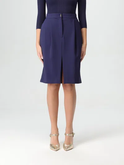 Elisabetta Franchi Skirt  Woman Color Navy