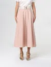 Elisabetta Franchi Skirt  Woman Color Nude In Pink