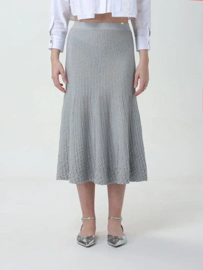 Elisabetta Franchi Skirt  Woman Color Pearl