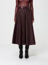 Elisabetta Franchi Skirt  Woman Color Plum In Purple